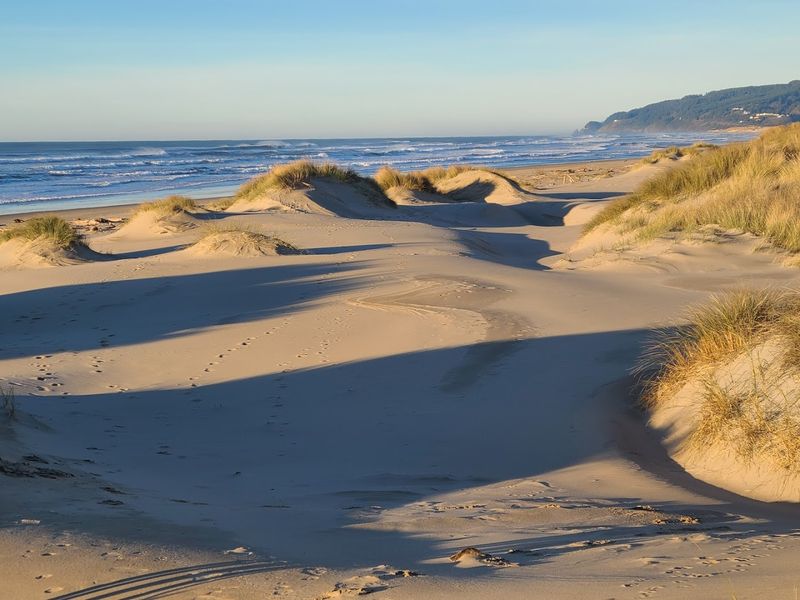 Florence, Oregon — Massive Sand Dunes and Riverfront Views Florence, Oregon — Massive Sand Dunes and Riverfront Views