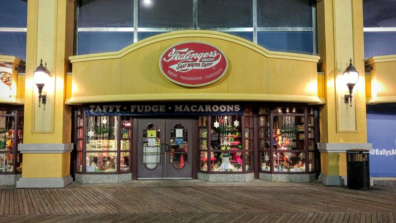 Fralinger's Original Salt Water Taffy, Atlantic City Boardwalk, New Jersey Fralinger's Original Salt Water Taffy, Atlantic City Boardwalk, New Jersey