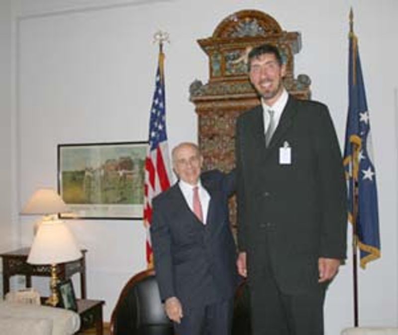Gheorghe Mureșan (Romania) – 231 cm (7 ft 7 in) (tallest NBA player)