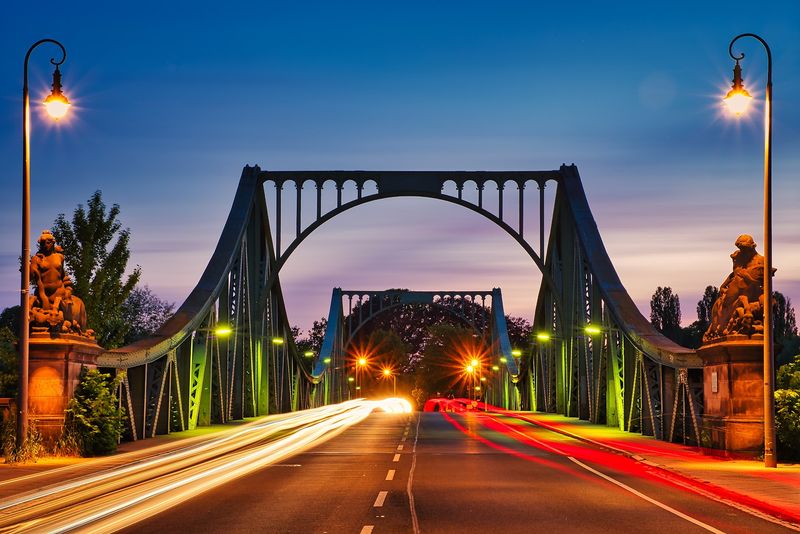 Glienicke Bridge, Berlin and Potsdam, Brandenburg Glienicke Bridge, Berlin and Potsdam, Brandenburg