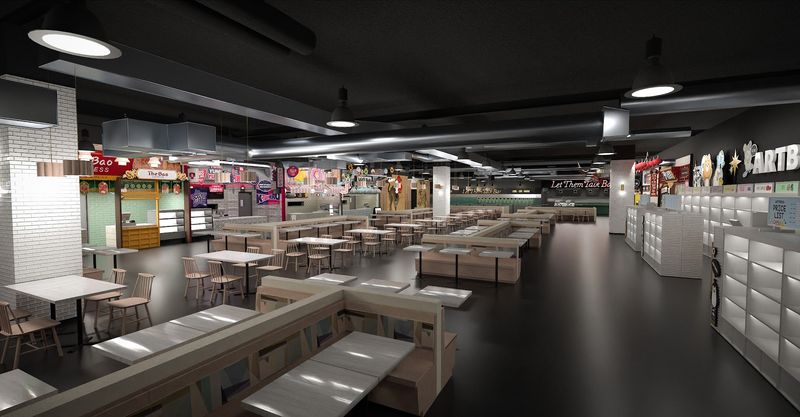 H Mart Food Hall At American Dream, East Rutherford, New Jersey
