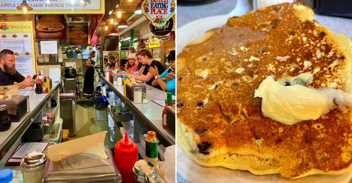 Hidden Inside Philadelphia’s Famous Reading Terminal Market Is an Amish-Style Restaurant With Legendary Pancakes and Apple Dumplings