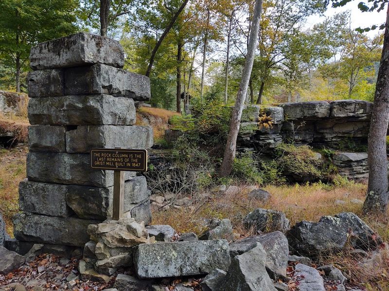 Historic Mill Ruins Hidden Along the River
