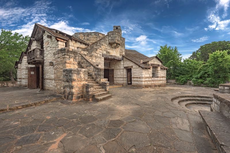 Historic Stone Buildings and Park Architecture