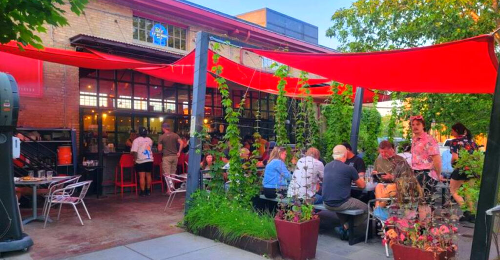 Housed Inside a Historic Railroad Freight House, This Montana Restaurant Serves Bison Potstickers, Elk Burgers, and One of Bozeman’s Best Nights Out