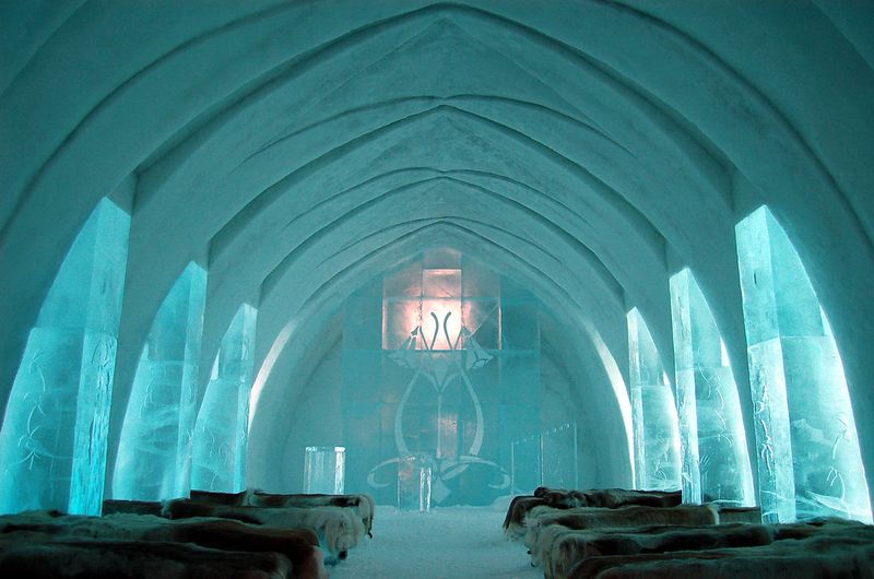 Icehotel, Jukkasjärvi, Sweden Icehotel, Jukkasjärvi, Sweden