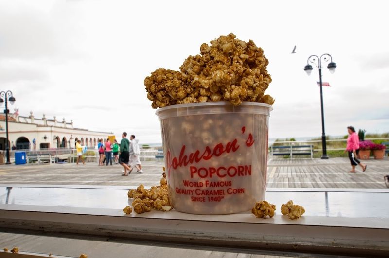 Johnson's Popcorn, Ocean City Boardwalk, New Jersey Johnson's Popcorn, Ocean City Boardwalk, New Jersey