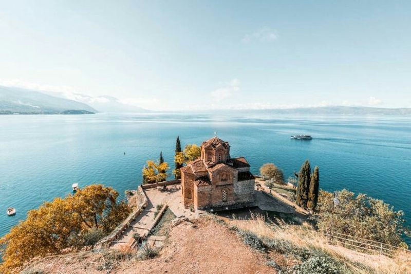Lake Ohrid, North Macedonia and Albania