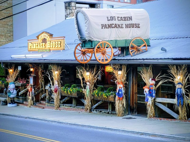 Log Cabin Pancake House, Gatlinburg, Tennessee Log Cabin Pancake House, Gatlinburg, Tennessee
