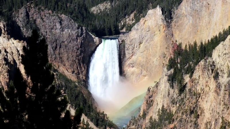 Lower Yellowstone Falls Trail — Yellowstone National Park, Wyoming Lower Yellowstone Falls Trail — Yellowstone National Park, Wyoming