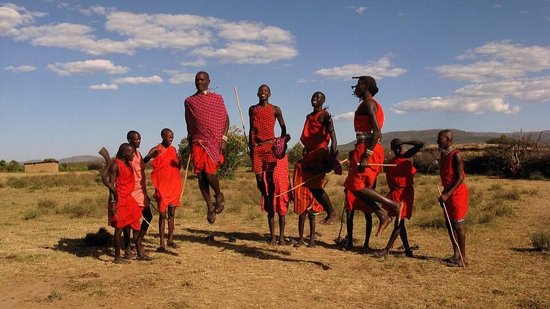 Maasai Adumu (Jumping Dance) in Kenya and Tanzania