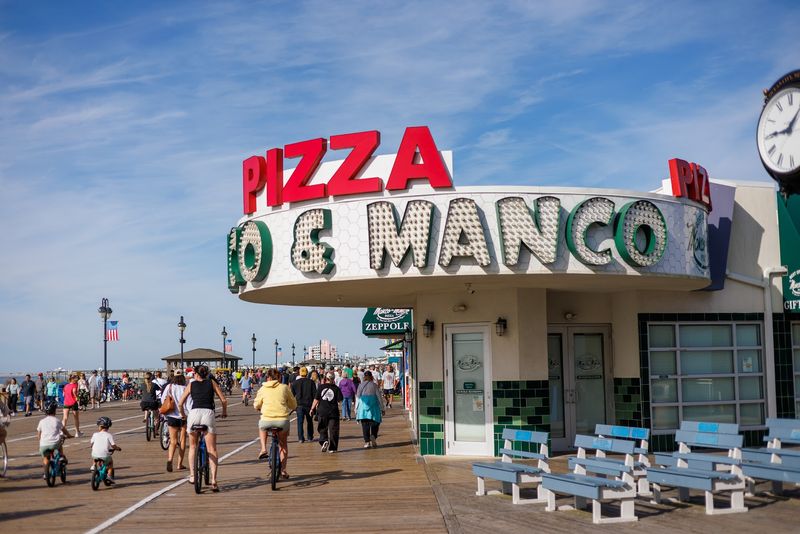 Manco & Manco Pizza, Ocean City Boardwalk, New Jersey Manco & Manco Pizza, Ocean City Boardwalk, New Jersey