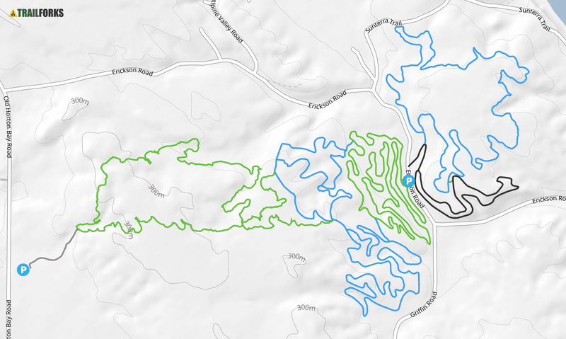 Nearly 15 Miles of Trail Woven Into Three Loops Nearly 15 Miles of Trail Woven Into Three Loops
