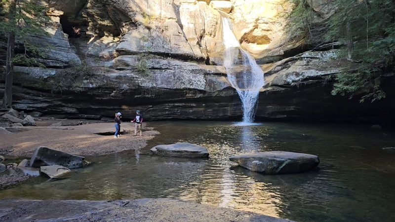 Old Man's Cave Trail in Hocking Hills Old Man's Cave Trail in Hocking Hills