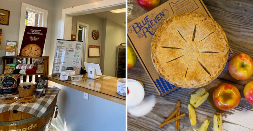 Oregon Visitors Say the Homemade Marionberry Pie at Blue Raeven Pies Is Worth the Drive