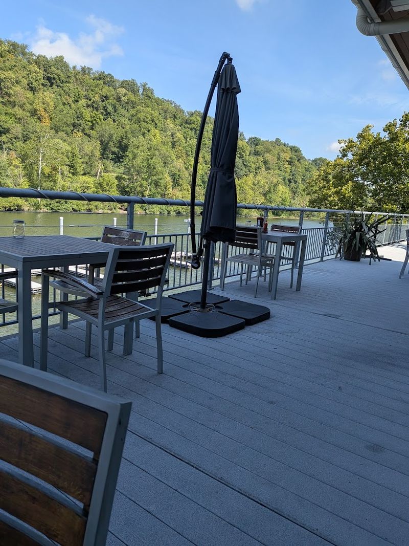 Outdoor Deck Seating and River Views That Deliver Outdoor Deck Seating and River Views That Deliver