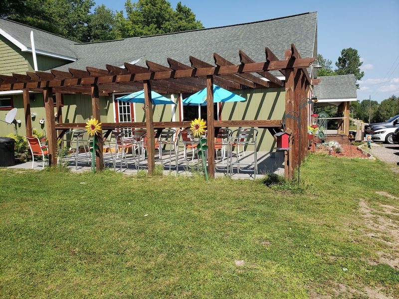 Outdoor Seating Under the Pergola