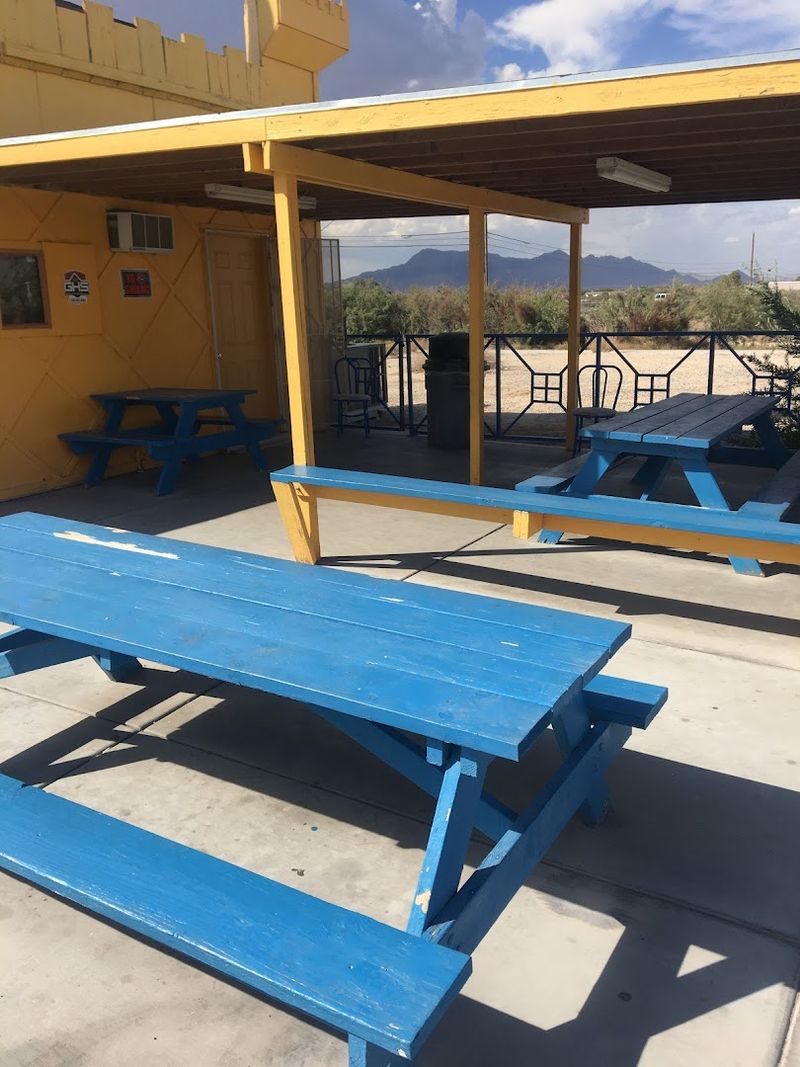 Outdoor Seating With a Desert View Outdoor Seating With a Desert View