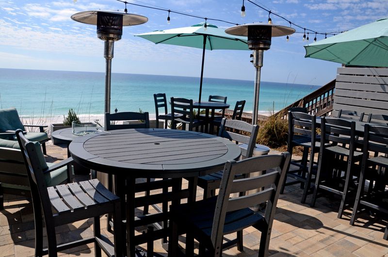 Outdoor Seating and the Magic of Evening on the Deck