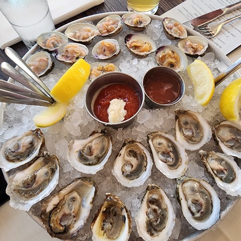 Oysters Grown Right on the Property Oysters Grown Right on the Property