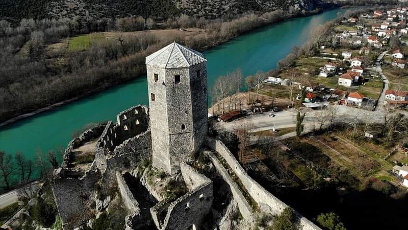 Pocitelj Above the Neretva River Pocitelj Above the Neretva River