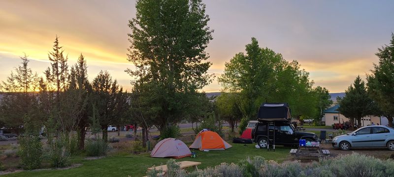 RV and Tent Camping Under Enormous Skies
