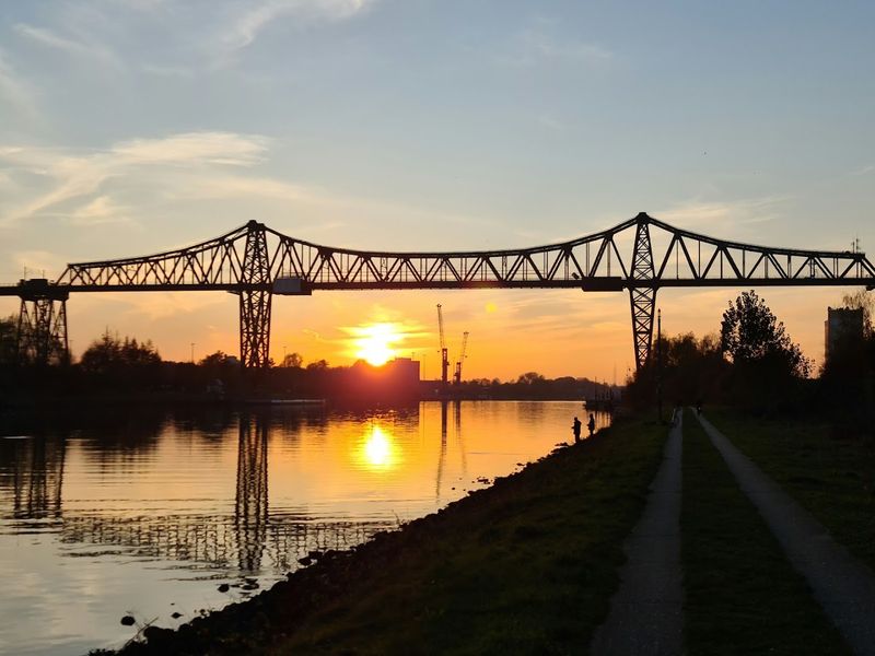 Rendsburg High Bridge, Rendsburg, Schleswig-Holstein Rendsburg High Bridge, Rendsburg, Schleswig-Holstein