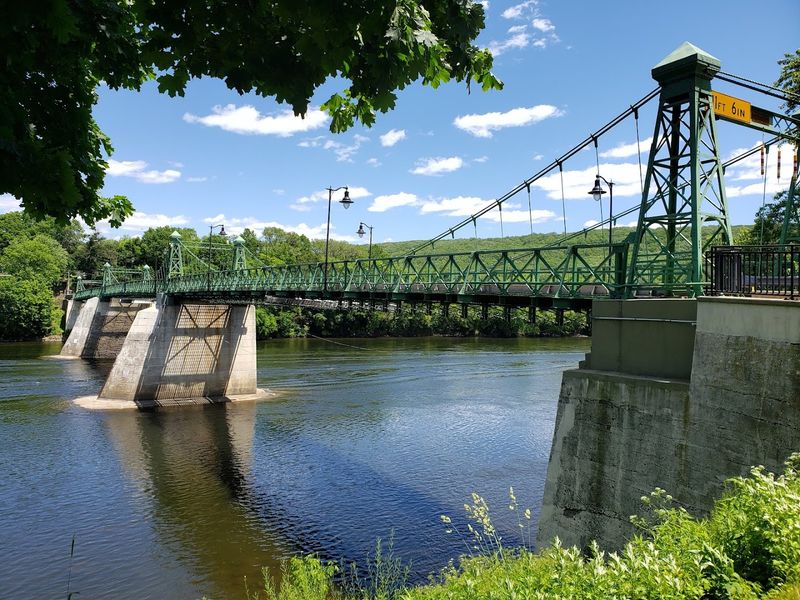 Riegelsville Bridge In Pohatcong Township, New Jersey