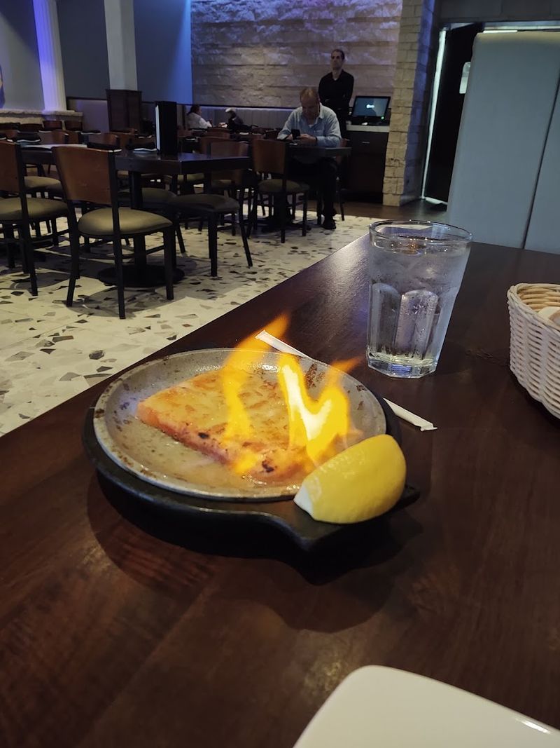 Saganaki Opa: The Appetizer That Arrives With Flair Saganaki Opa: The Appetizer That Arrives With Flair