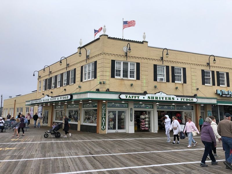 Shriver's Salt Water Taffy & Fudge, Ocean City Boardwalk, New Jersey Shriver's Salt Water Taffy & Fudge, Ocean City Boardwalk, New Jersey