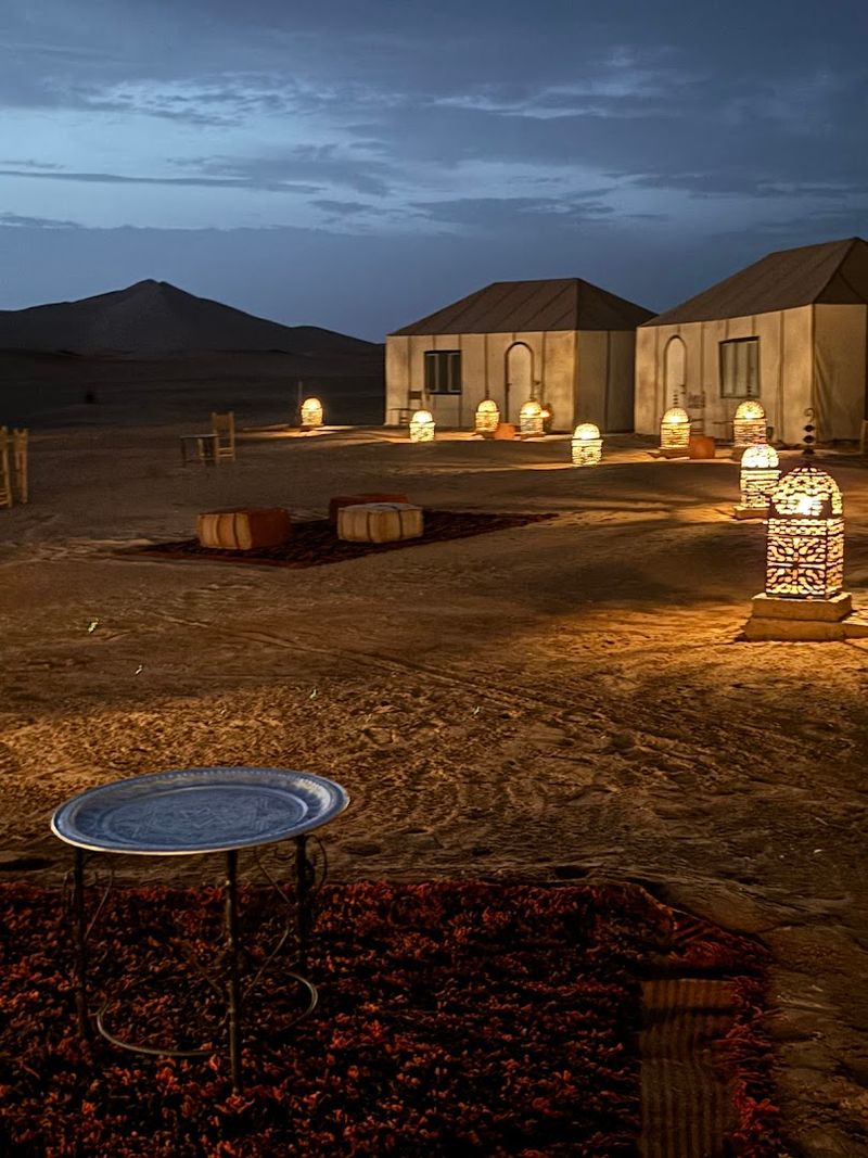 Sleeping in the Sahara Desert, Morocco Sleeping in the Sahara Desert, Morocco