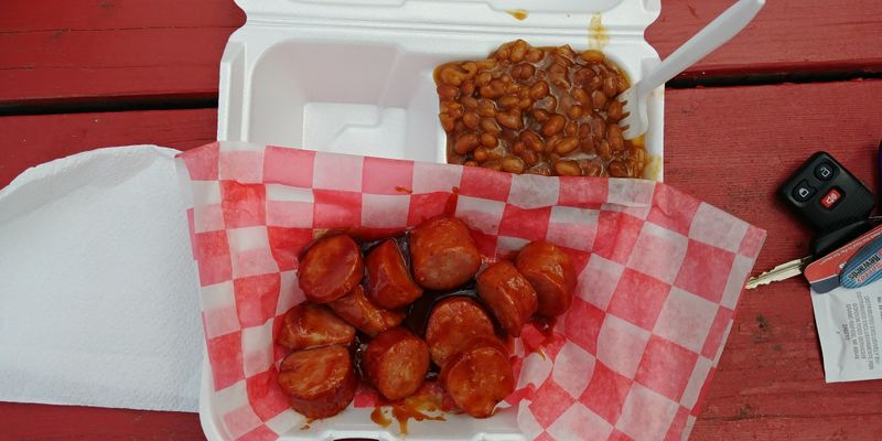 Smoked Sausage with a Snap Smoked Sausage with a Snap