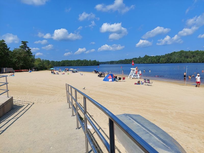 Swimming At The Lake Beach Without The Shore Crowds Swimming At The Lake Beach Without The Shore Crowds