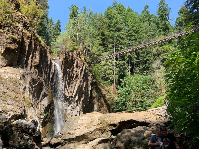 The 75-Foot Drift Creek Waterfall Up Close The 75-Foot Drift Creek Waterfall Up Close