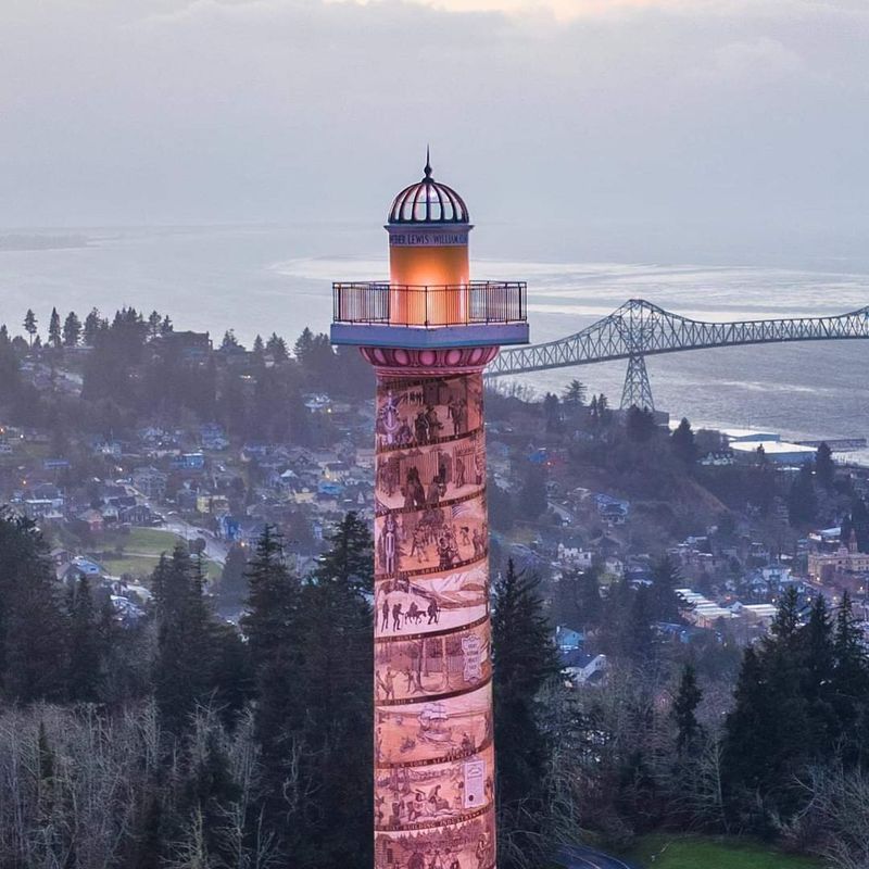 The Astoria Column: A Hilltop Story in Spiral Form