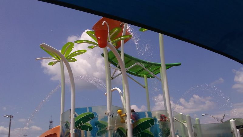 The Big Bucket and Splash Pad Features The Big Bucket and Splash Pad Features