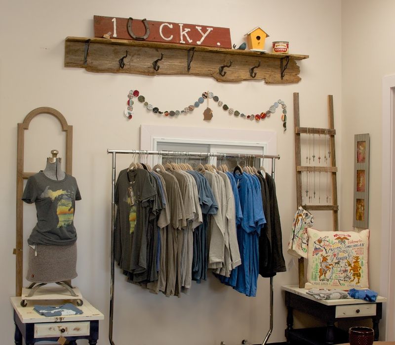 The Boutique Clothing and Accessories Side of the Shop