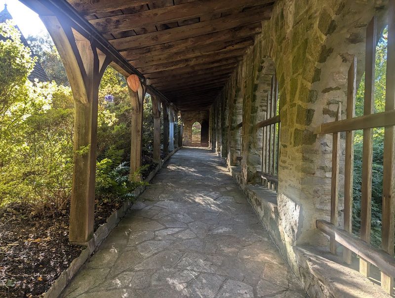 The Courtyard and Its Covered Walkway The Courtyard and Its Covered Walkway