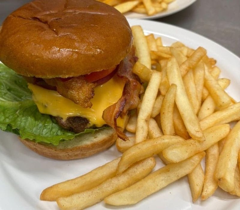 The Cowboy Burger and the Fries That Come With It The Cowboy Burger and the Fries That Come With It