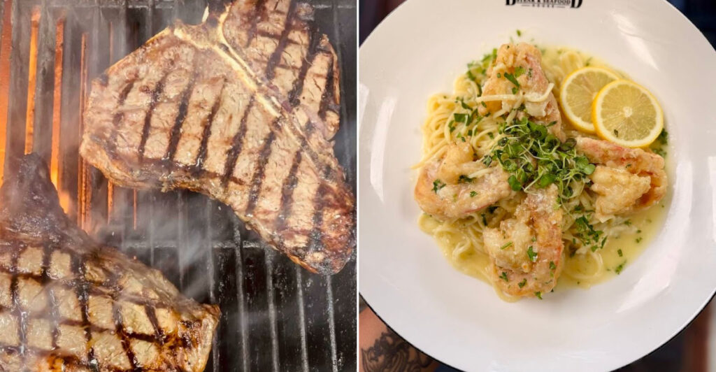 The Cozy New Jersey Dinner Spot Where Steak Lovers and Seafood Fans Both Win