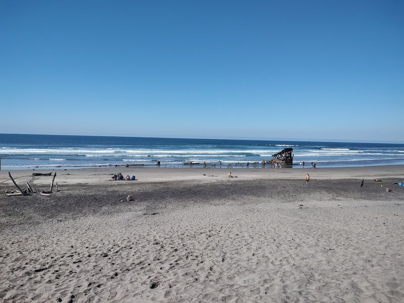 The Dark Sand Beach: Where the Pacific Meets the Columbia River Mouth The Dark Sand Beach: Where the Pacific Meets the Columbia River Mouth