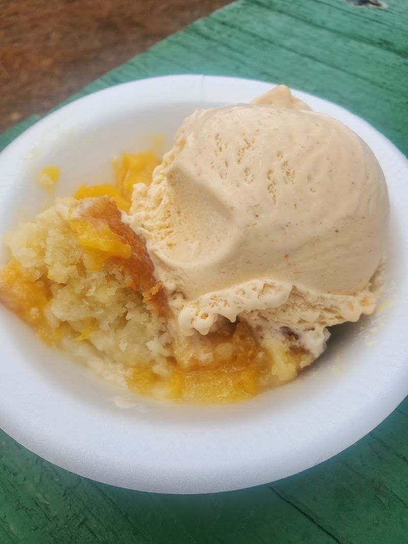 The Famous Peach Ice Cream