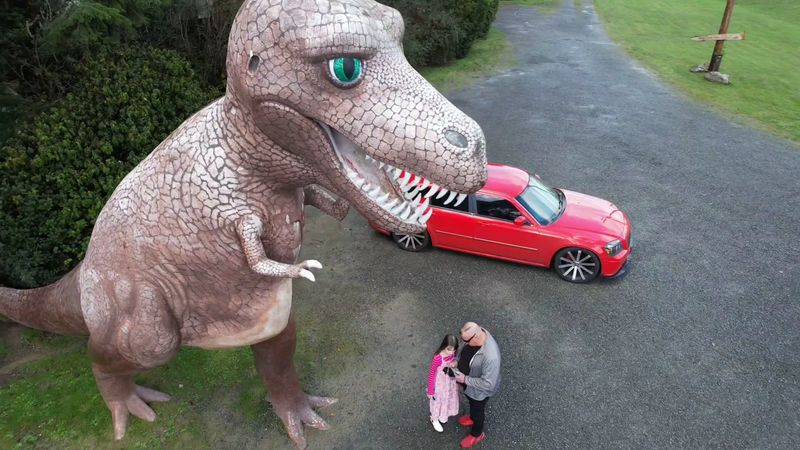 The Famous T-Rex Out Front The Famous T-Rex Out Front