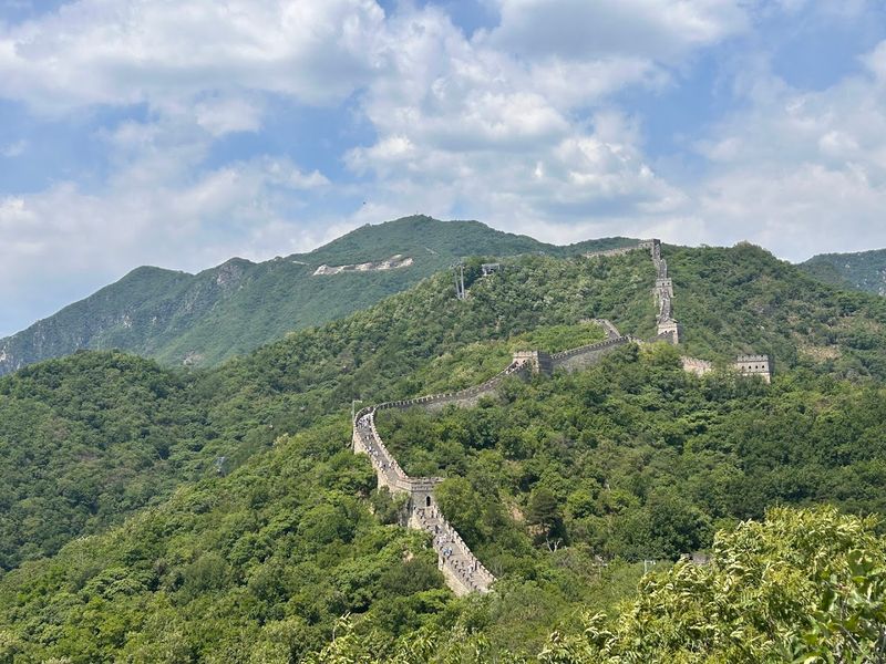 The Great Wall at Mutianyu, China The Great Wall at Mutianyu, China