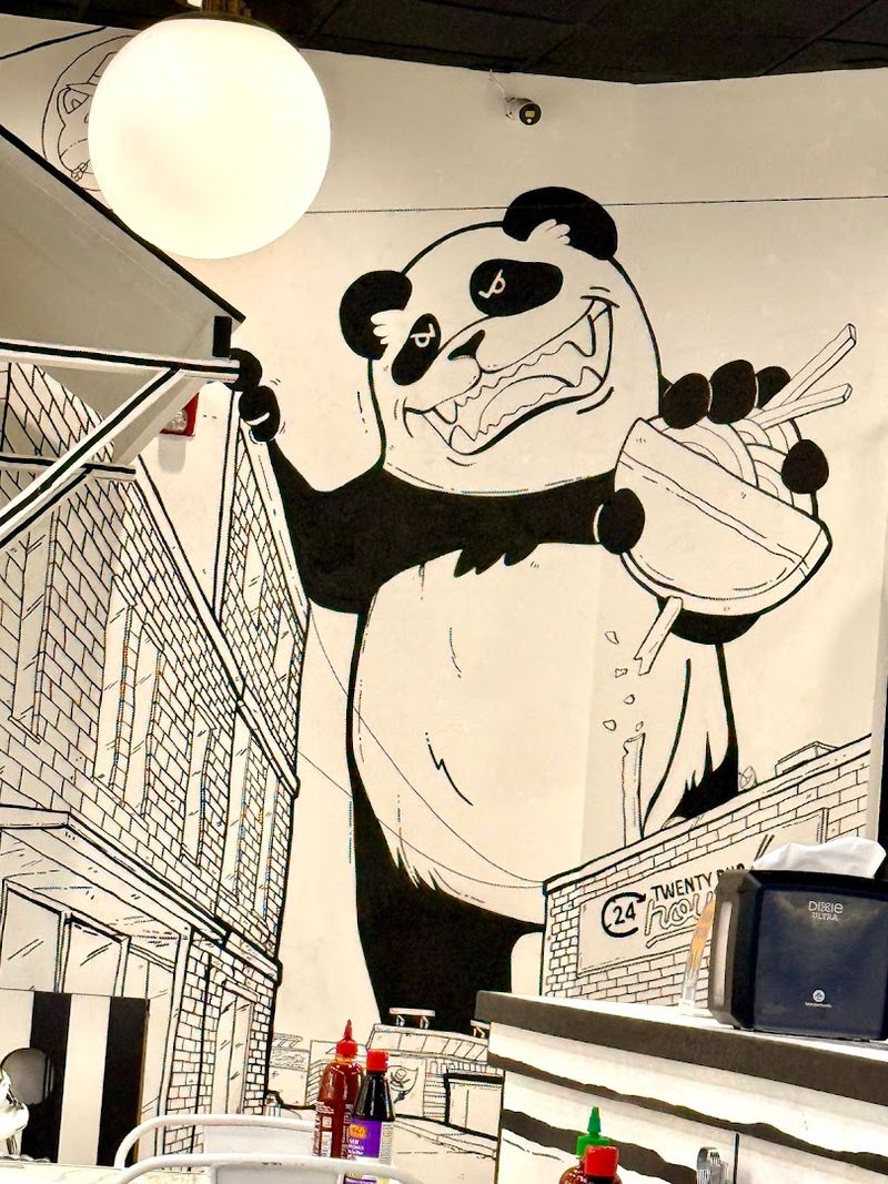 The Hand-Drawn Doodle Decor That Stops People Mid-Step