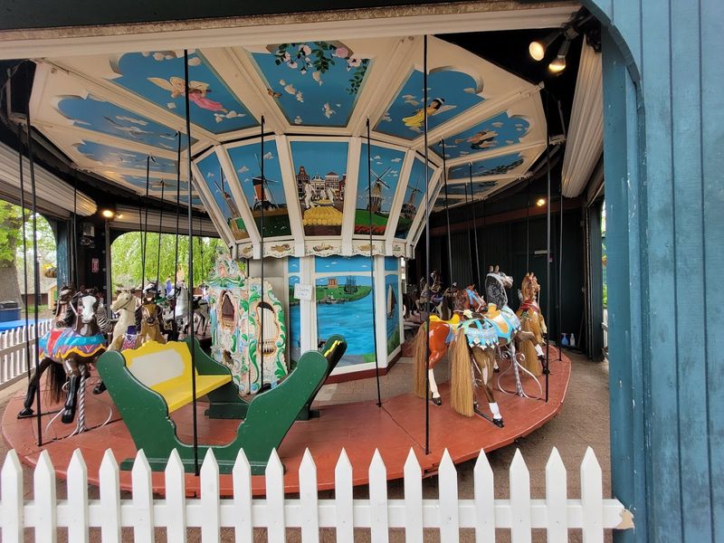The Hand-Painted Carousel That Kids Cannot Resist