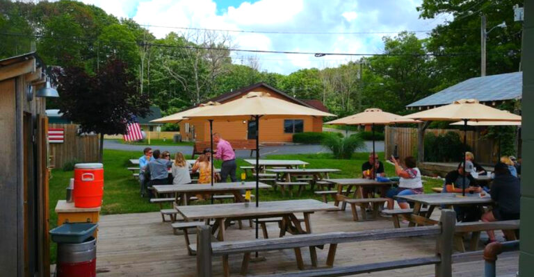 The Hidden Village Brewery Near Traverse City Where Craft Beer, Live Music, and Pizza Nights Bring Everyone Together