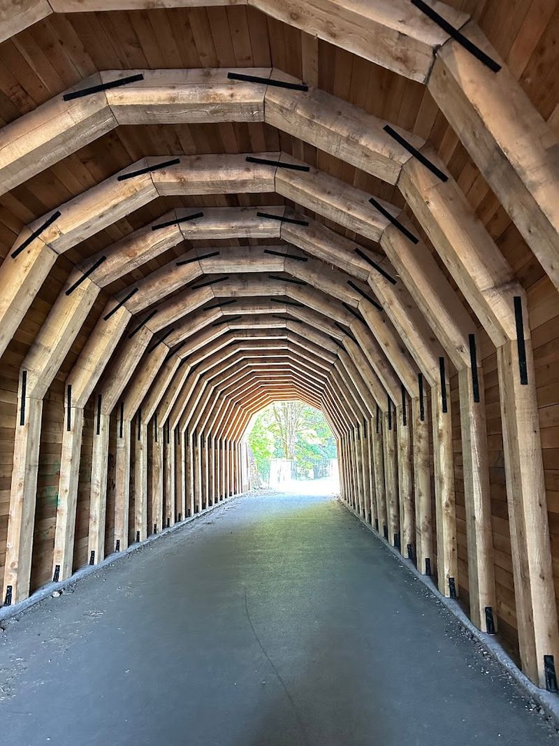 The Historic Railroad Tunnel Next to the Trailhead