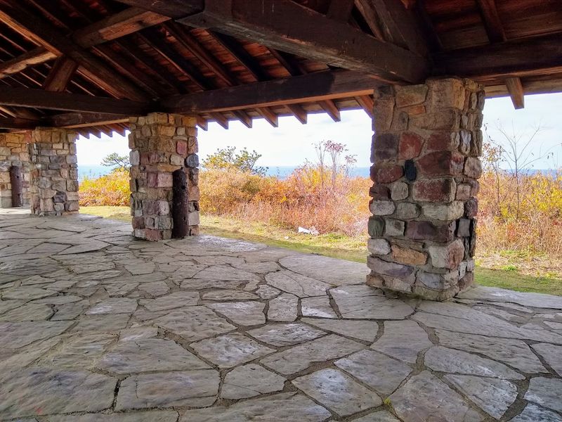 The Historic Stone Pavilion at the Summit