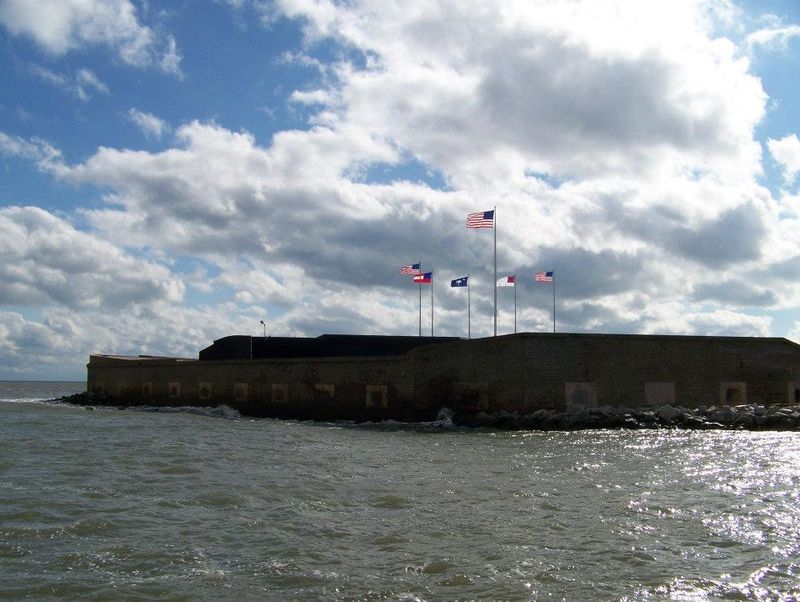 The Lighthouse's Connection to Fort Moultrie and Fort Sumter National Monument The Lighthouse's Connection to Fort Moultrie and Fort Sumter National Monument